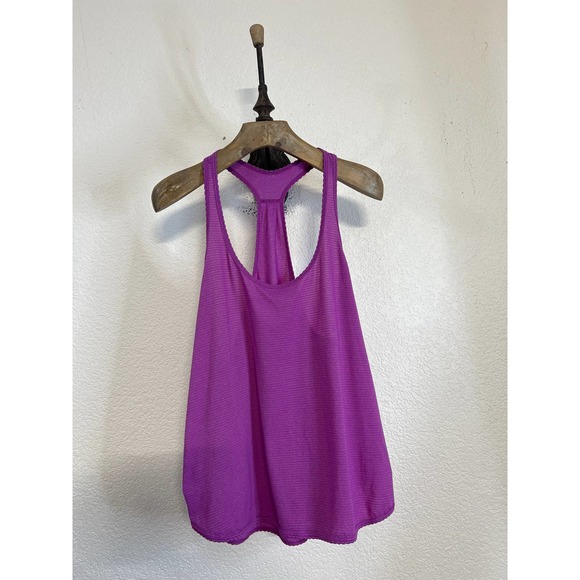 lululemon athletica Tops - Lululemon Pin Striped Tank Top Size 6-8
